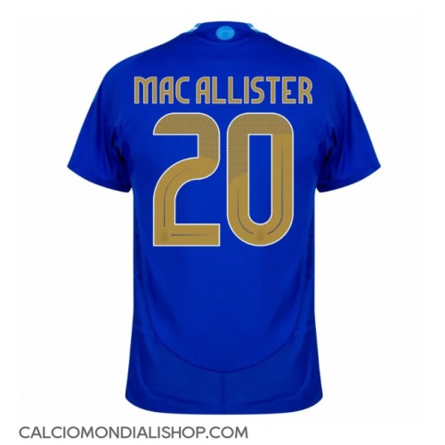 Maglie da calcio Argentina Alexis Mac Allister #20 Seconda Maglia Copa America 2024 Manica Corta